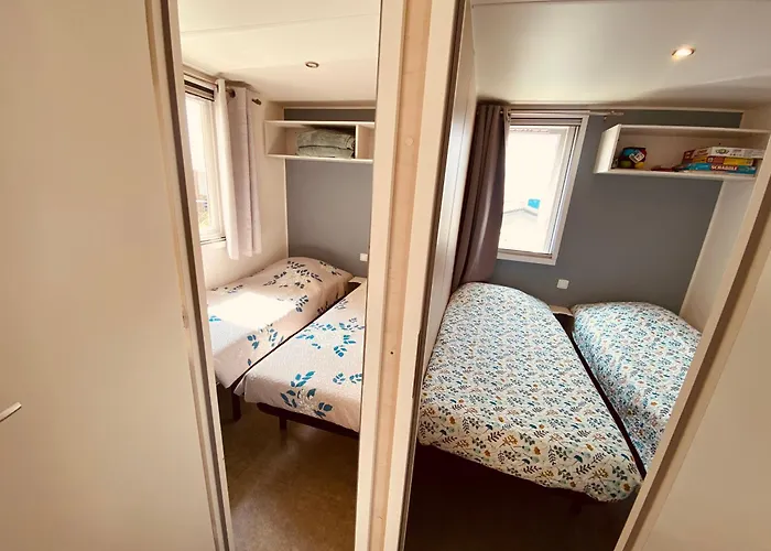 Mobilhome P27 6 Personnes Climatisé Camping Le Portel